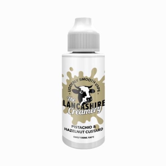 The Lancashire Creamery - 100ml - Pistachio & Hazelnut Custard The Lancashire Creamery - 100ml - Pistachio & Hazelnut Custard