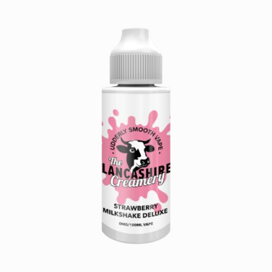 The Lancashire Creamery - 100ml - Strawberry Milkshake Deluxe The Lancashire Creamery - 100ml - Strawberry Milkshake Deluxe