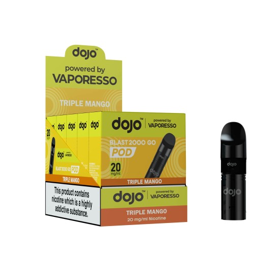 DOJO BLAST 2000 Go Pod & Refill (Powered by Vaporesso) - Triple Mango