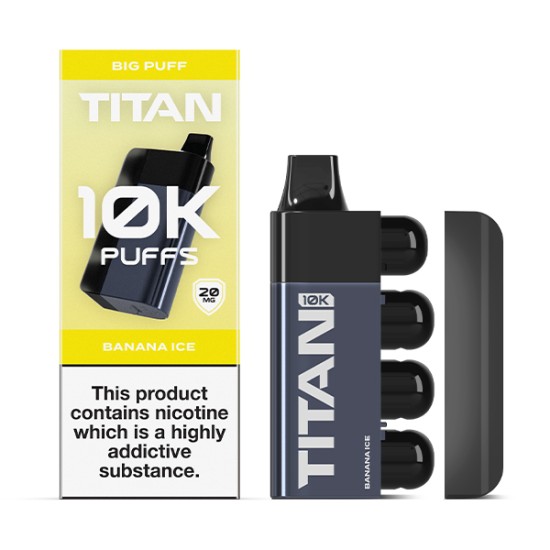 Titan Disposable 10K Pod Kit - Banana Ice