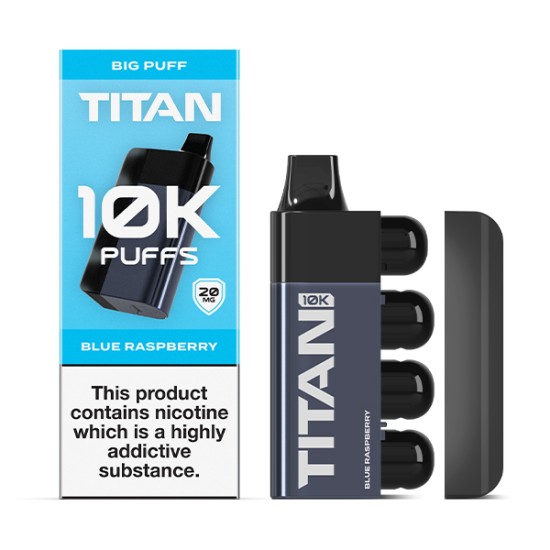 Titan Disposable 10K Pod Kit - Blue Raspberry