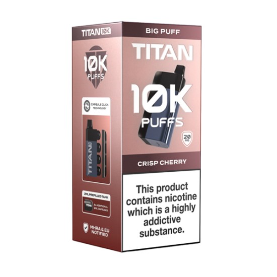 Titan Disposable 10K Pod Kit - Crisp Cherry