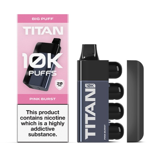 Titan Disposable 10K Pod Kit - Pink Burst