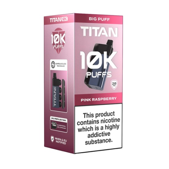 Titan Disposable 10K Pod Kit - Pink Raspberry