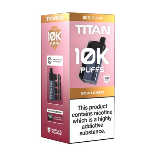 Titan Disposable 10K Pod Kit - Sour Chew