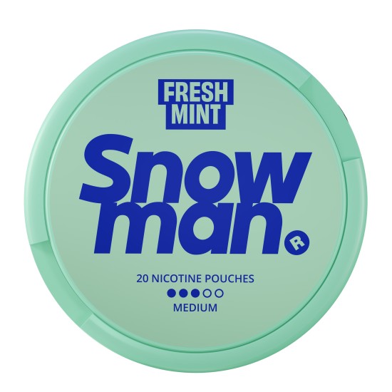 Snowman Nicotine Pouch - Fresh Mint