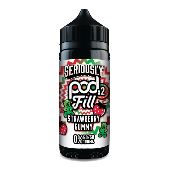 Doozy Vape - Seriously Pod Fill 2 - 100ml - Strawberry Gummy