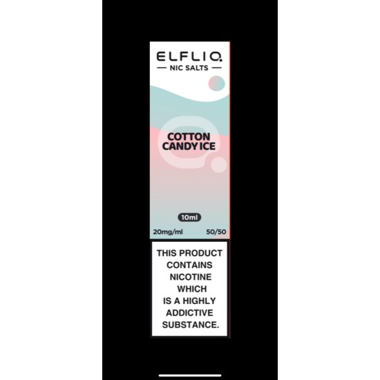 Elf Bar ELFLIQ - Nic Salt - Cotton Candy Ice