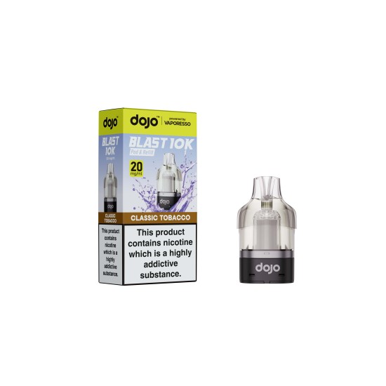 DOJO BLAST 10K  Pod & Refill (Powered by Vaporesso) - Classic Tobacco