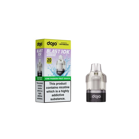 DOJO BLAST 10K Pod & Refill (Powered by Vaporesso) - Kiwi Passion Fruit Guava