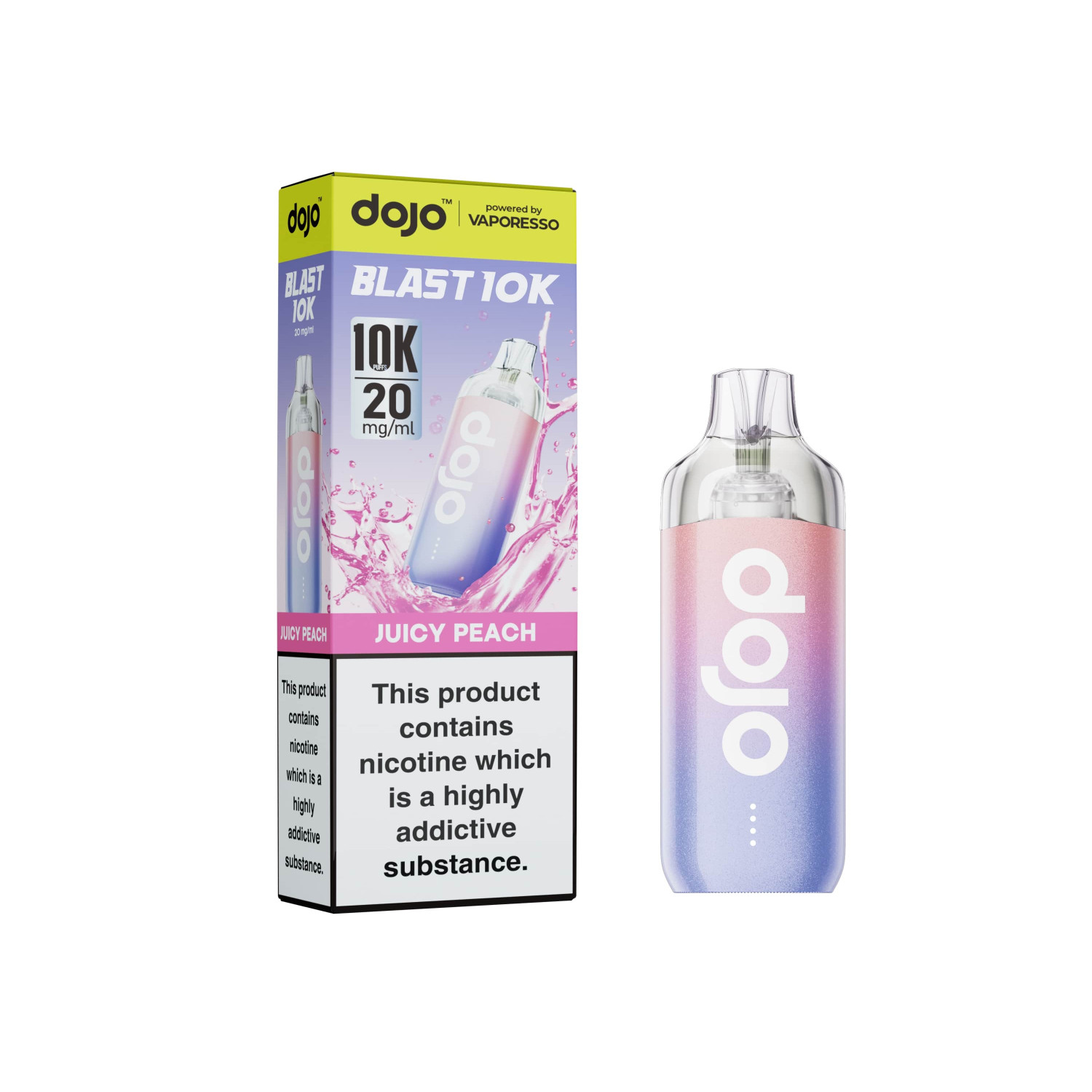 DOJO BLAST 10K Kit (Powered by Vaporesso) - Juicy Peach
