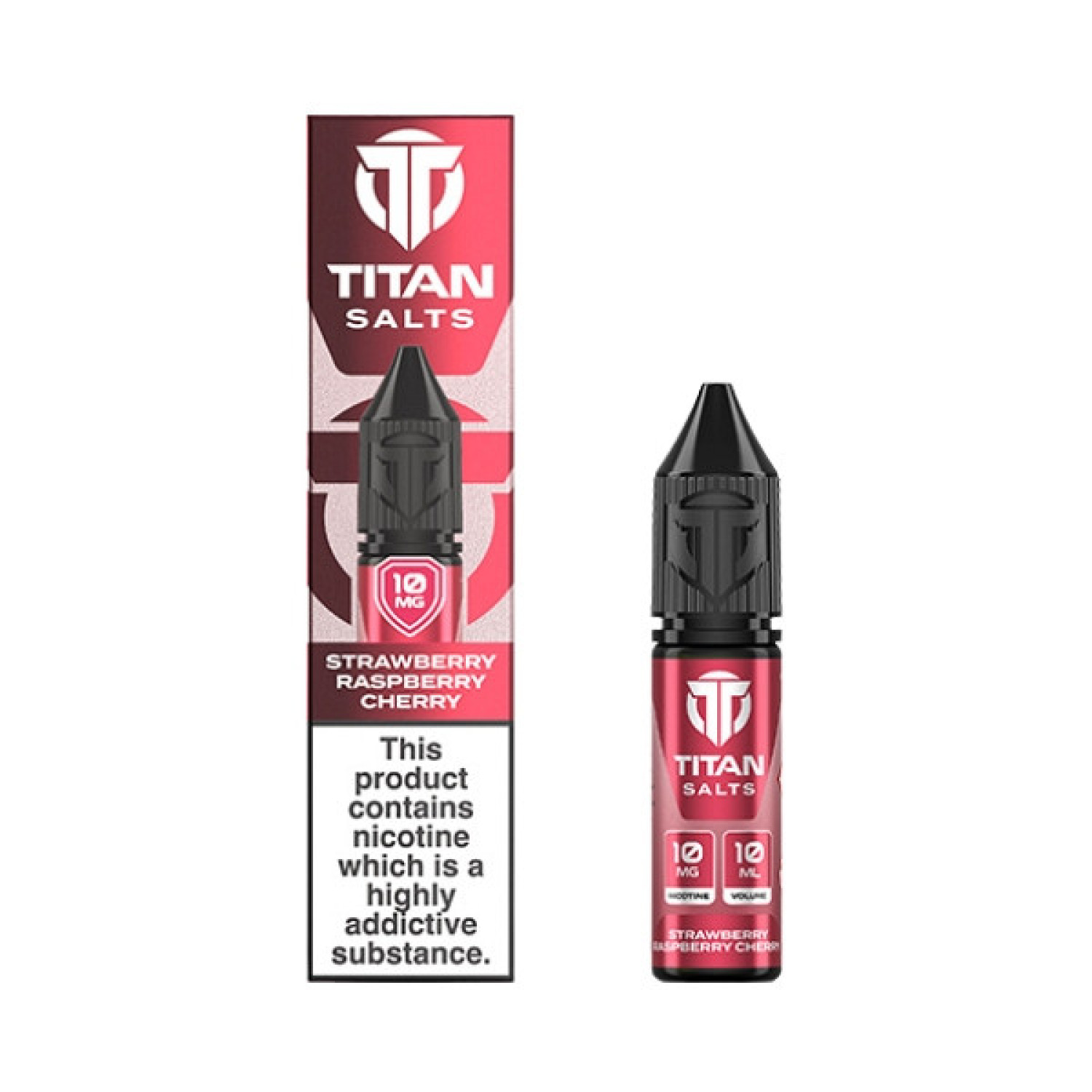 Titan Salts - Nic Salt - Strawberry Raspberry Cherry Titan Salts - Nic Salt - Strawberry Raspberry Cherry