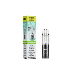 DOJO BLAST 2000 Go Transparent Pod & Refill (Powered by Vaporesso) - Double Apple