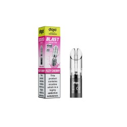 DOJO BLAST 2000 Go Transparent Pod & Refill (Powered by Vaporesso) - Fizzy Cherry