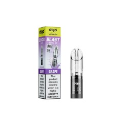 DOJO BLAST 2000 Go Transparent Pod & Refill (Powered by Vaporesso) - Grape
