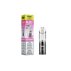 DOJO BLAST 2000 Go Transparent Pod & Refill (Powered by Vaporesso) - Juicy Peach