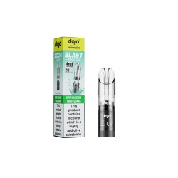 DOJO BLAST 2000 Go Transparent Pod & Refill (Powered by Vaporesso) - Kiwi Passionfruit Guava