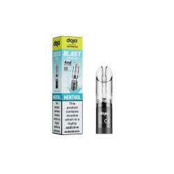 DOJO BLAST 2000 Go Transparent Pod & Refill (Powered by Vaporesso) - Menthol