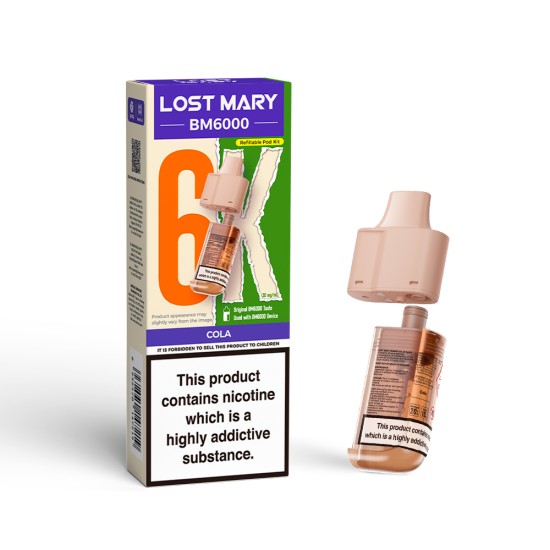 Lost Mary BM6000 Pod & Refill - Cola