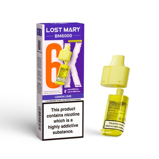 Lost Mary BM6000 Pod & Refill - Lemon Lime