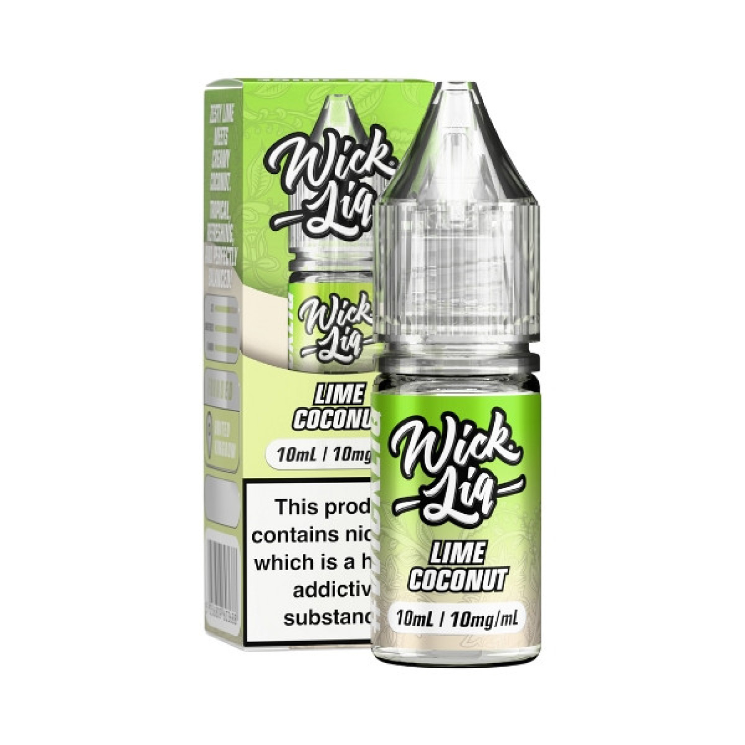 Wick Liq Bar Juice - Nic Salt - Lime Coconut Wick Liq Bar Juice - Nic Salt - Lime Coconut