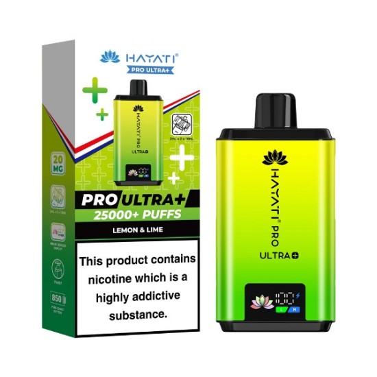 Hayati Pro Ultra+ 25000 - Pod Kit Lemon & Lime]