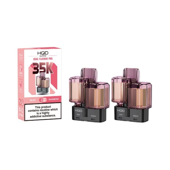 HQD Air Glow Air 35K - Dual Flavour Pod - 2 Pack