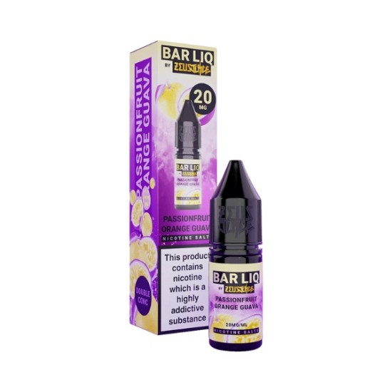 Zeus Juice Bar Liq - Nic Salt - Passionfruit Orange Guava