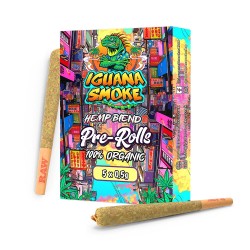Iguana Smoke Hemp Pre-Rolled King Size - Pack of 5