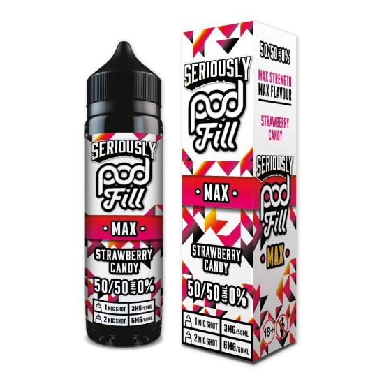 Doozy Vape - Seriously Pod Fill Max - 40ml - Strawberry Candy