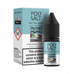 Pod Salt Fusion - Nic Salt - Charlies Chalk Dust Pacha Mama Strawberry Kiwi Ice
