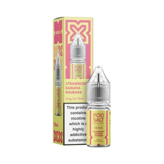 Pod Salt Nexus - Nic Salt - Strawberry Banana Rhubarb