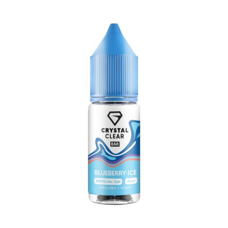 Crystal Clear Bar Salt - Nic Salt - Blueberry Ice