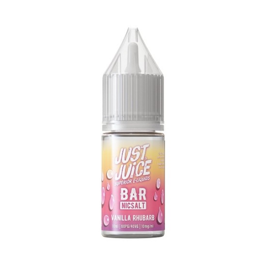 Just Juice Bar - Nic Salt - Vanilla Rhubarb