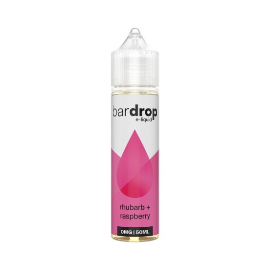 Bar Drop E-Liquid - 50ml - Rhubarb + Raspberry