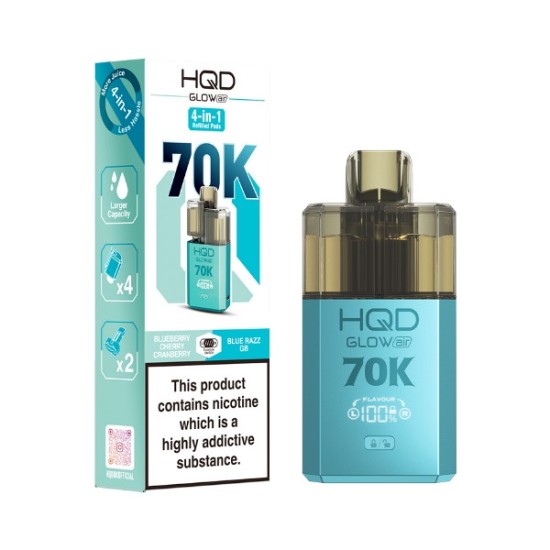 HQD Air Glow Air 70K 4-in-1 - Pod Kit