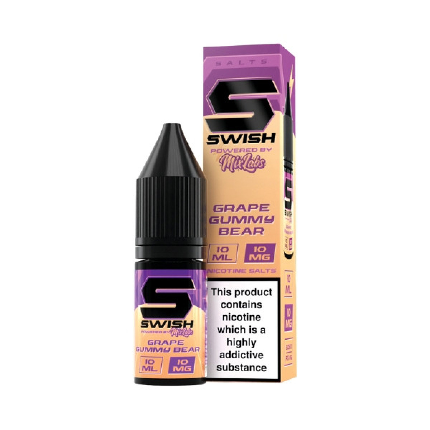 Swish X Mix Labs - Nic Salt - Grape Gummy Bear Swish X Mix Labs - Nic Salt - Grape Gummy Bear