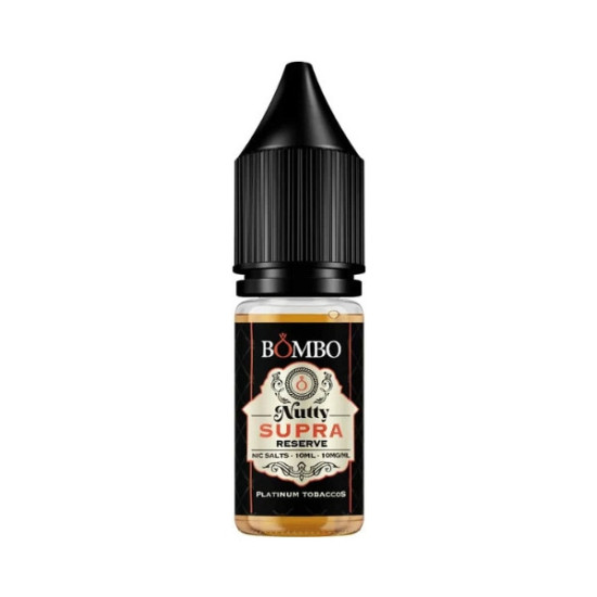 Bombo Platinum Tobaccos - Nic Salt - Nutty Supra Reserve