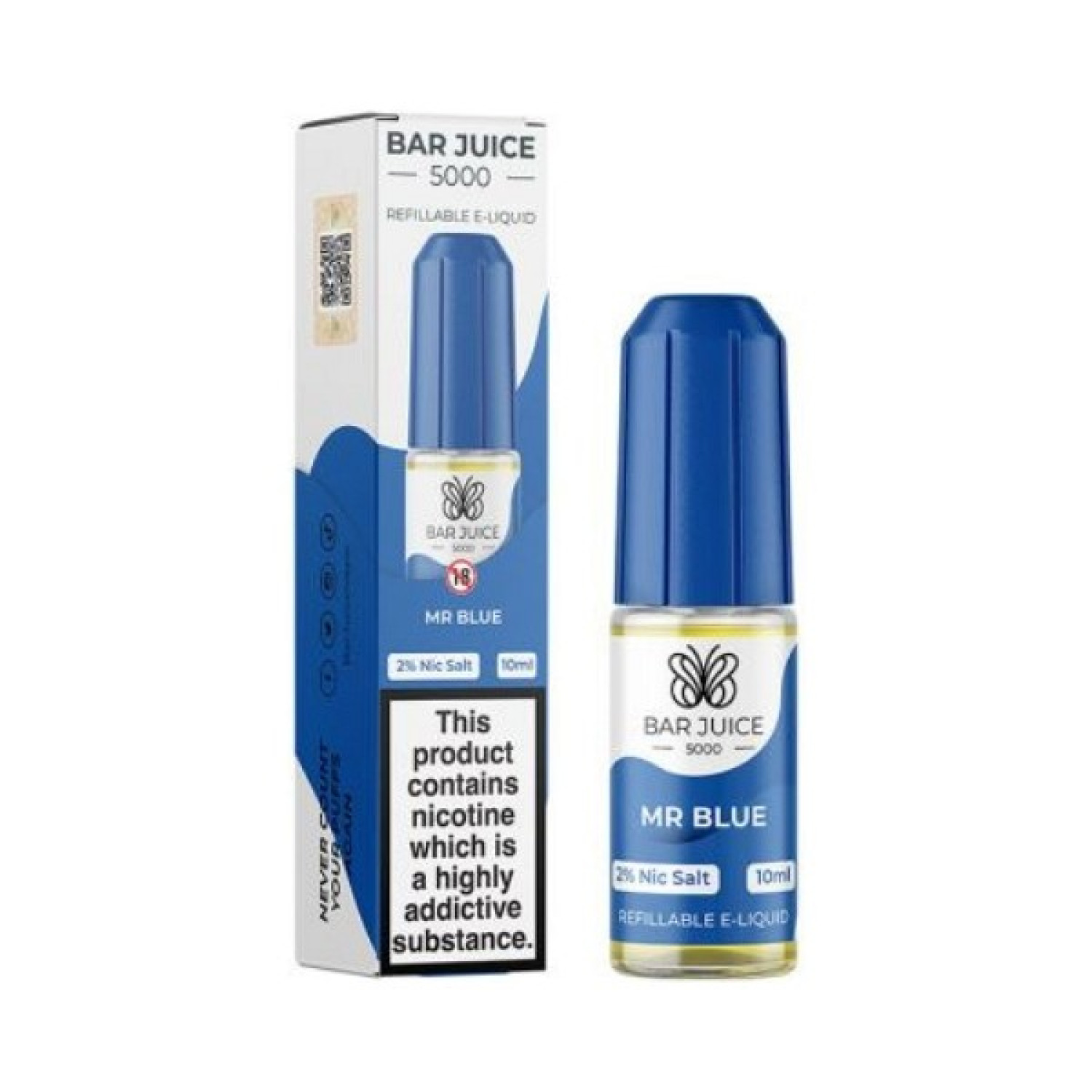 Bar Juice - Nic Salt - Mr Blue Bar Juice - Nic Salt - Mr Blue