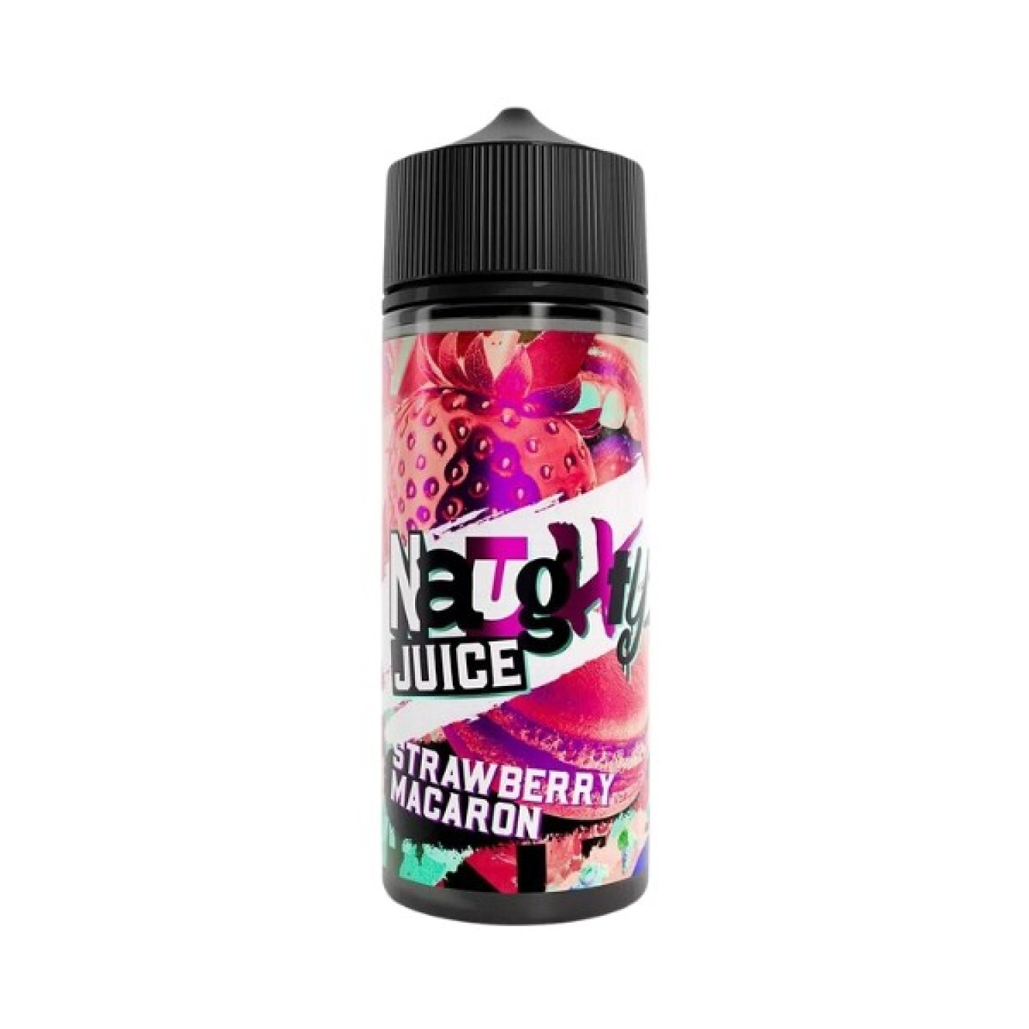 Naughty Juice - 100ml - Strawberry Macaroon Naughty Juice - 100ml - Strawberry Macaroon