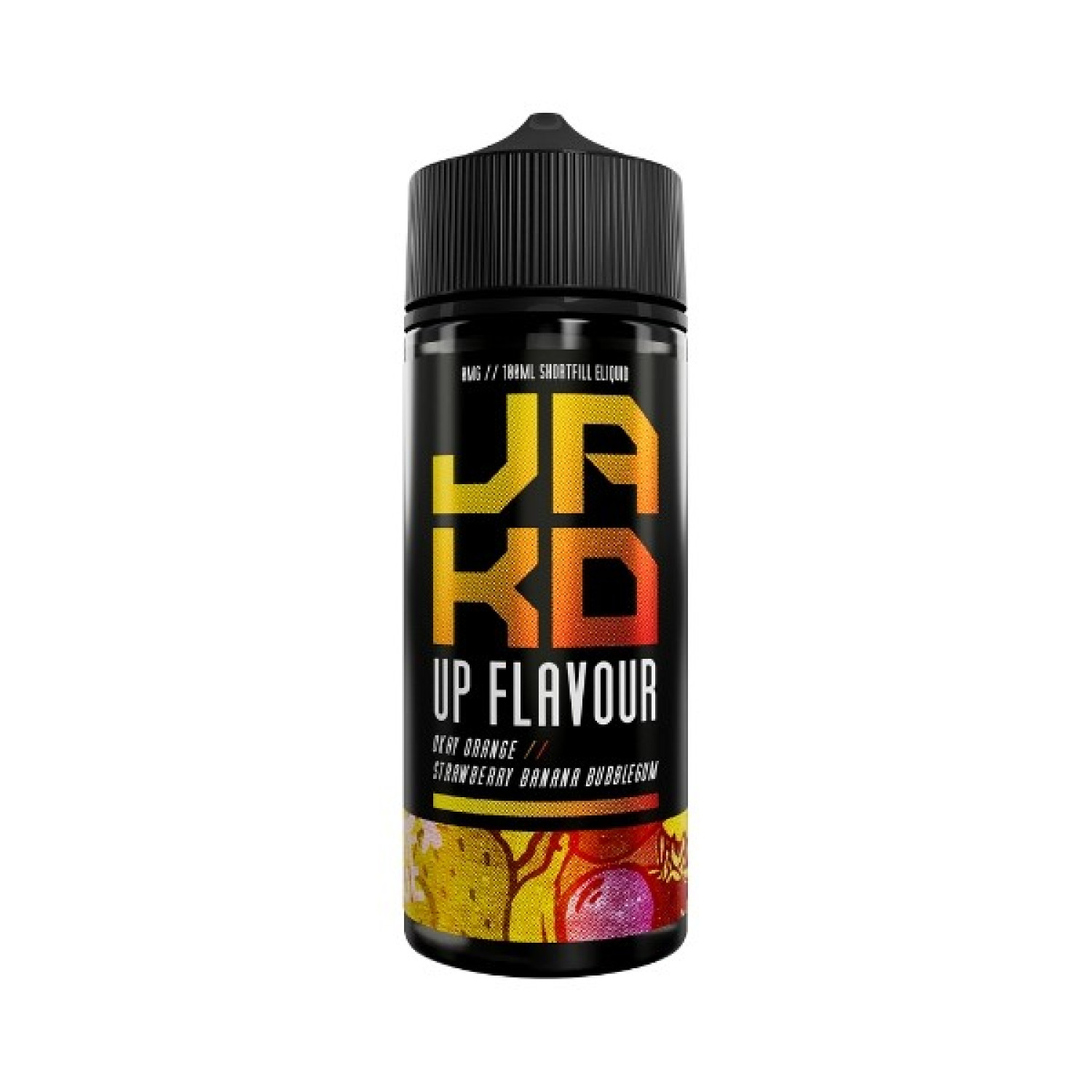 JAKD - 100ml - Okay Orange - Strawberry Banana Bubblegum JAKD - 100ml - Okay Orange - Strawberry Banana Bubblegum