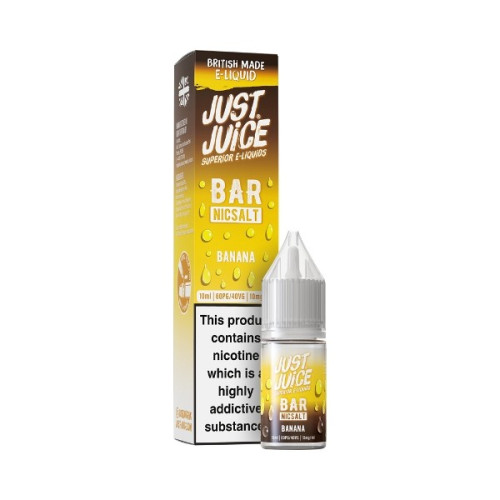 Just Juice Bar Range - Nic Salt - Banana Just Juice Bar Range - Nic Salt - Banana