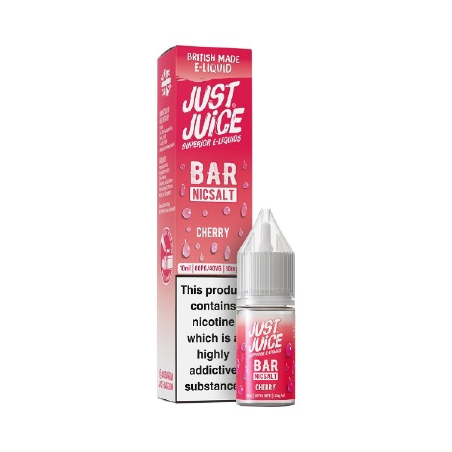 Just Juice Bar Range - Nic Salt - Cherry Just Juice Bar Range - Nic Salt - Cherry