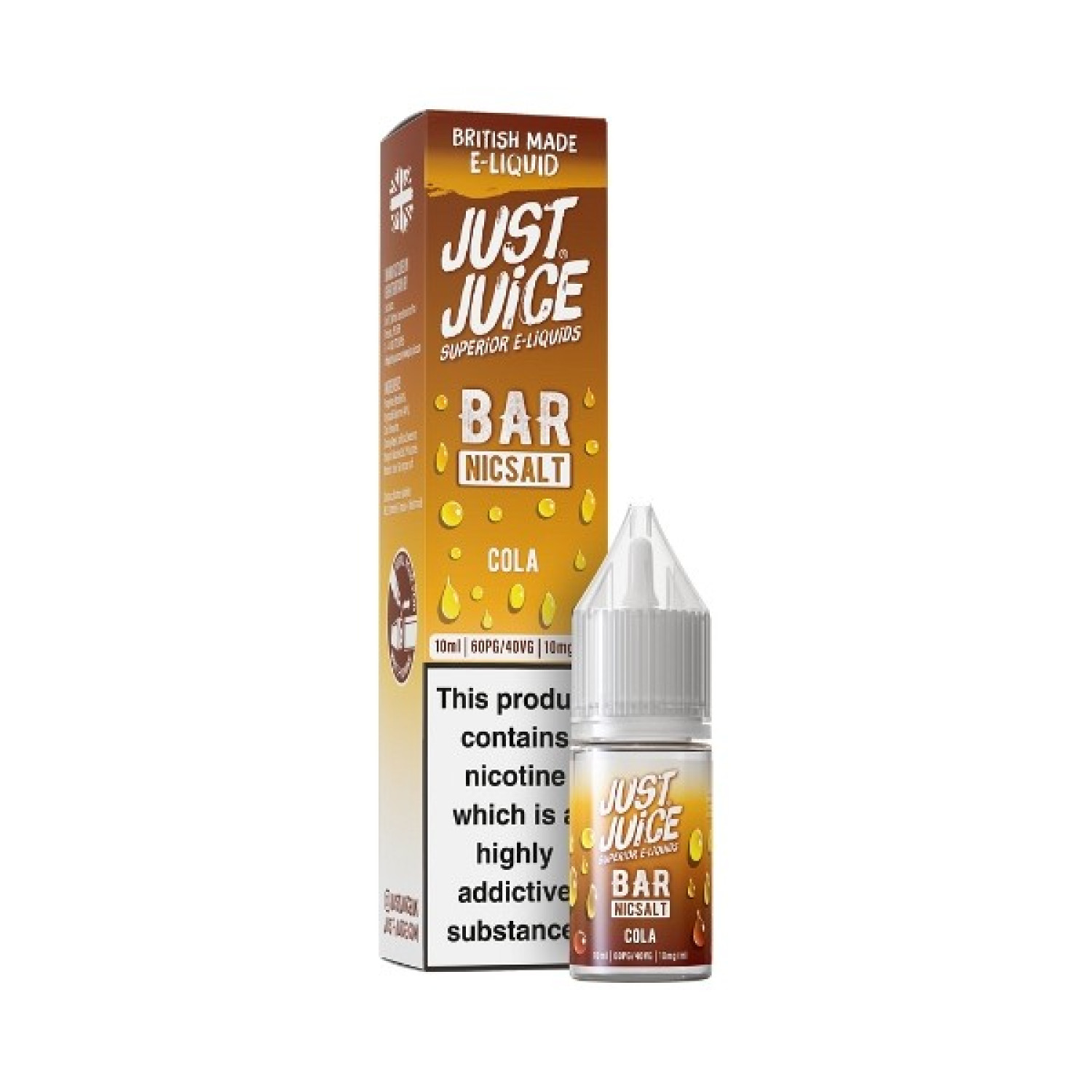 Just Juice Bar Range - Nic Salt - Cola Just Juice Bar Range - Nic Salt - Cola