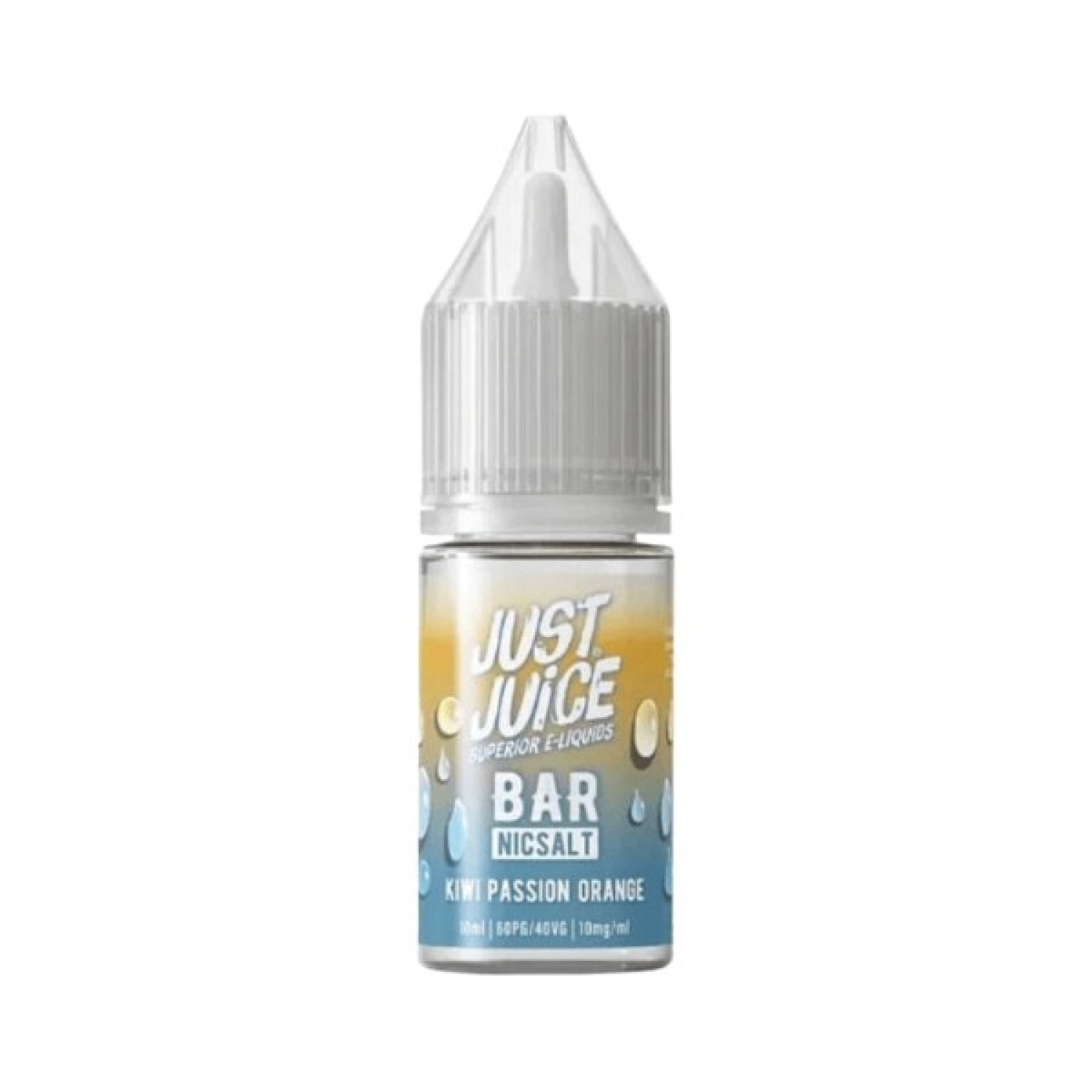 Just Juice Bar Range - Nic Salt - Kiwi Passion Orange Just Juice Bar Range - Nic Salt - Kiwi Passion Orange