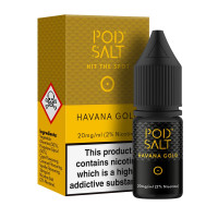 Pod Salt - Nic Salt - Havana Gold Pod Salt - Nic Salt - Havana Gold