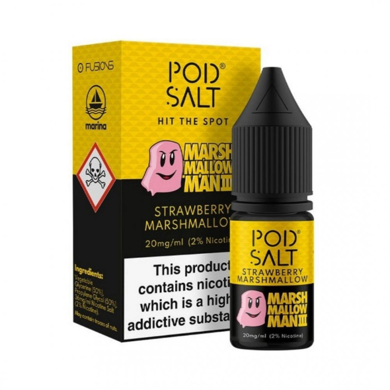 Pod Salt Fusion - Nic Salt - Marina Marshmallow Man 3 Pod Salt Fusion - Nic Salt - Marina Marshmallow Man 3
