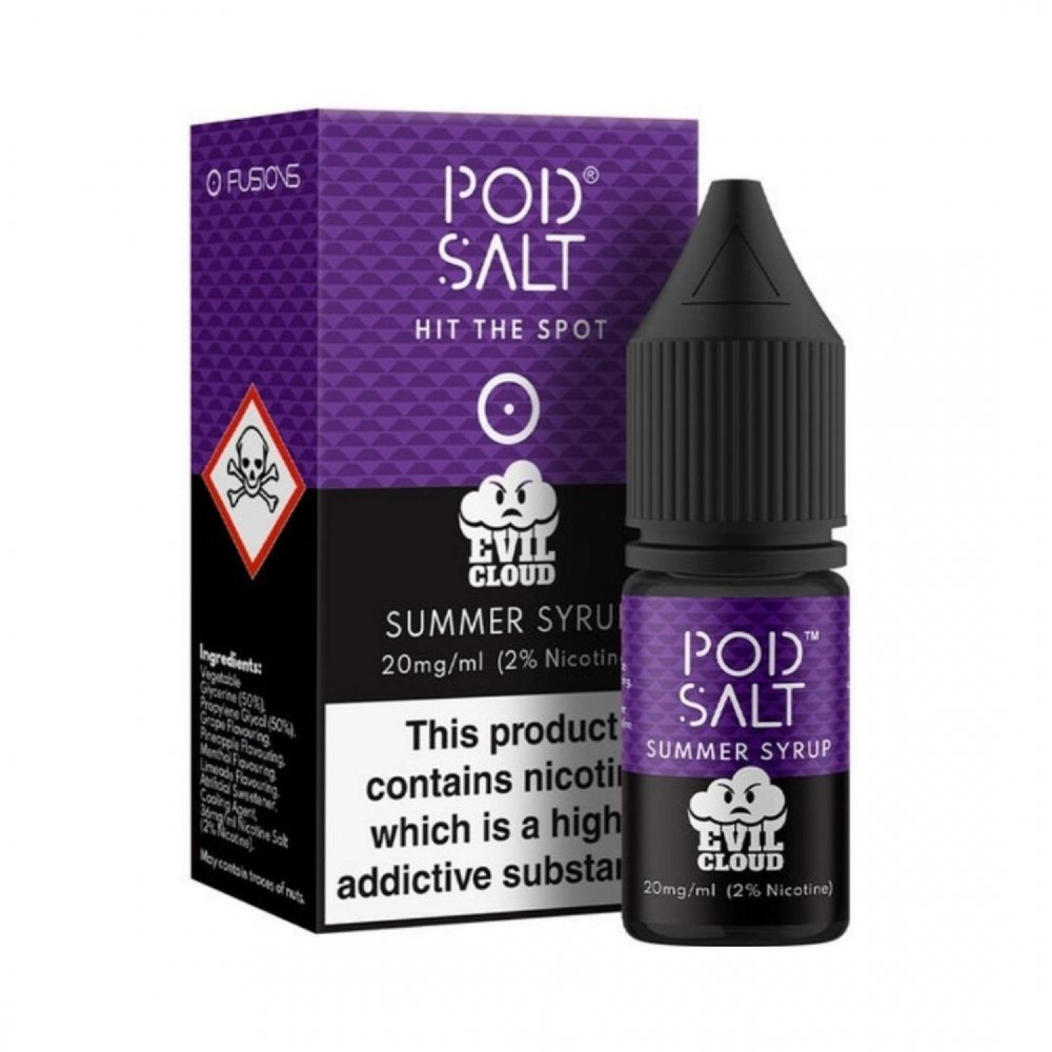 Pod Salt Fusion - Nic Salt - Summer Syrup Pod Salt Fusion - Nic Salt - Summer Syrup