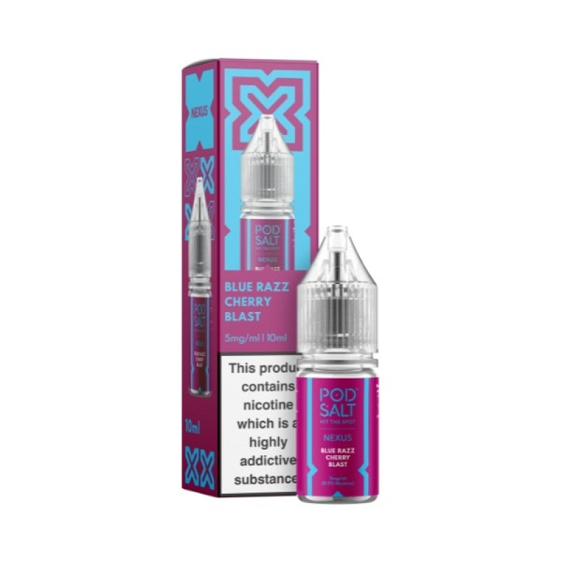 Pod Salt Nexus - Nic Salt - Blue Razz Cherry Blast Pod Salt Nexus - Nic Salt - Blue Razz Cherry Blast