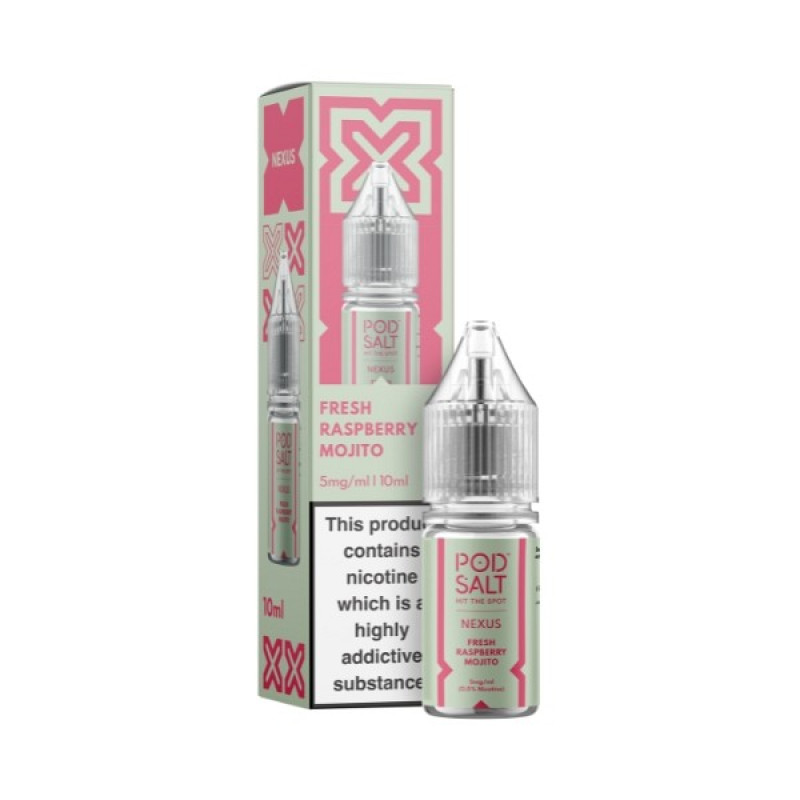 Pod Salt Nexus - Nic Salt - Fresh Raspberry Mojito Pod Salt Nexus - Nic Salt - Fresh Raspberry Mojito